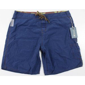 NWT Sperry Top-Sider Vintage Dyed Cotton Boardshorts MENS 40 Navy Blue
